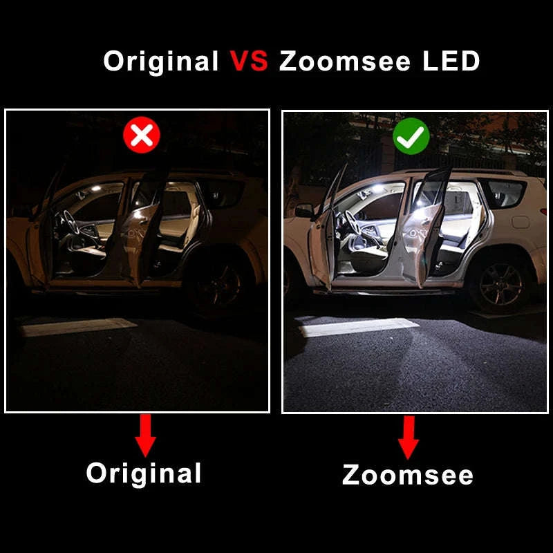 Canbus Interior LED Car Light Kit for Compatible Models-warm white / 407 (04-11) 14PCS