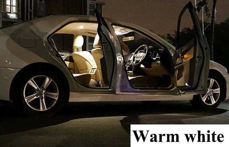 Canbus Interior LED Car Light Kit for Compatible Models-warm white / 407 (04-11) 14PCS