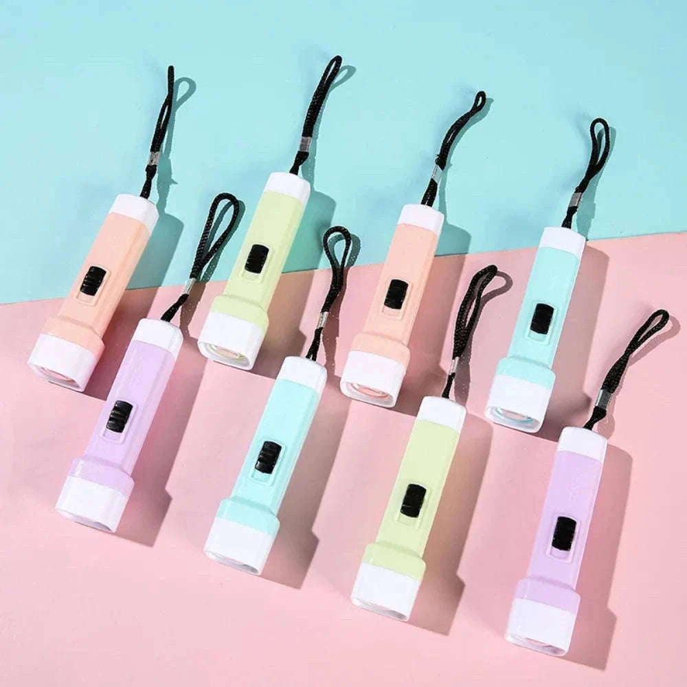Candy Color LED Glowing Flashlight Gift Pack for Parties-48PCS