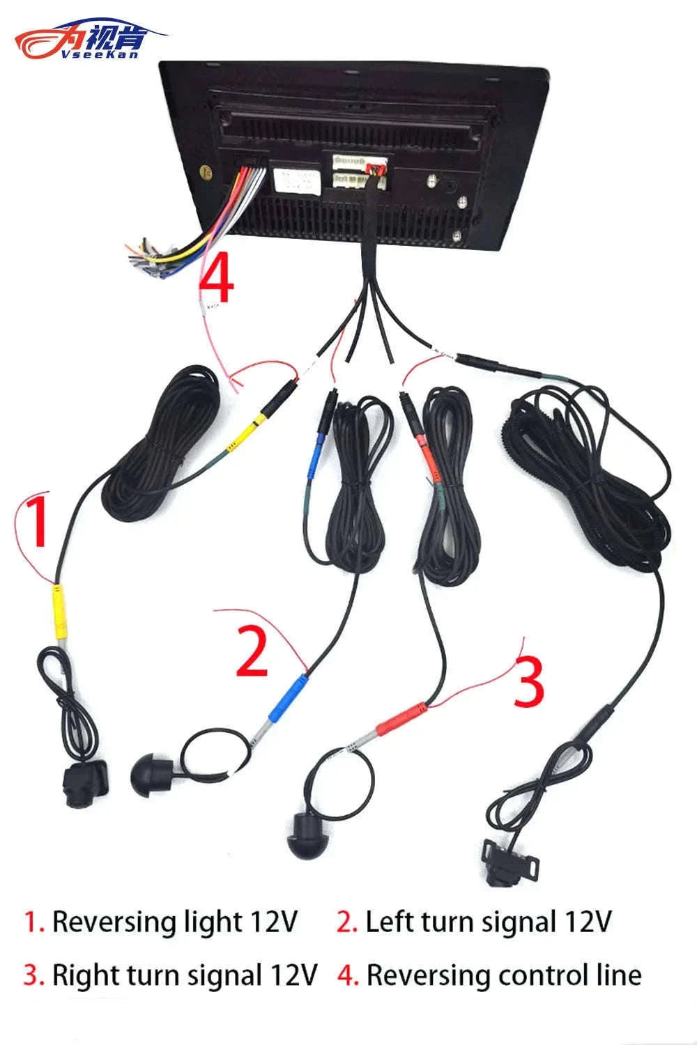 Car 360° Panoramic Camera System for Android Screens-3D 1080P