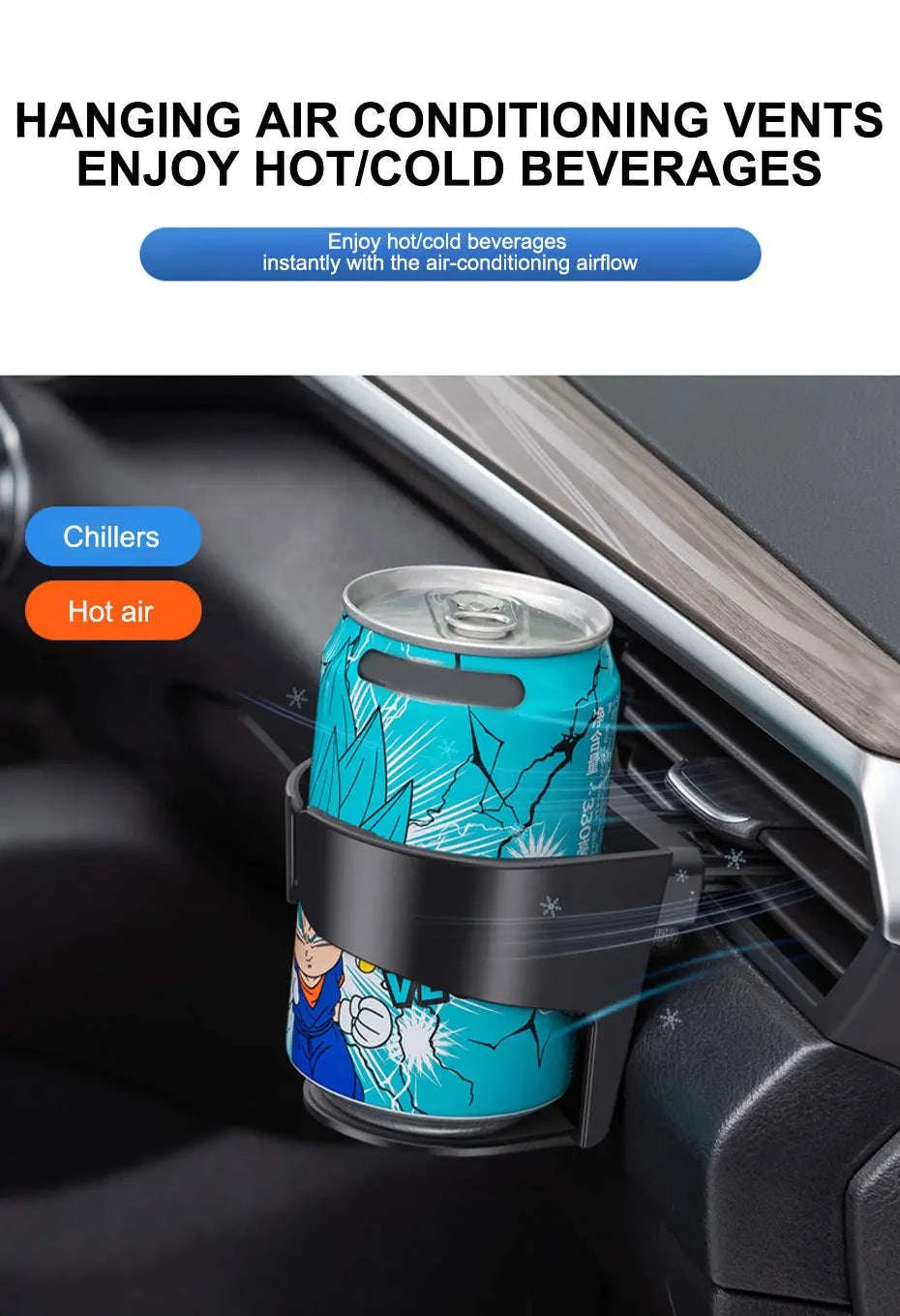 Car Air Vent Cup Holder Adjustable Bottle Mount-1pc