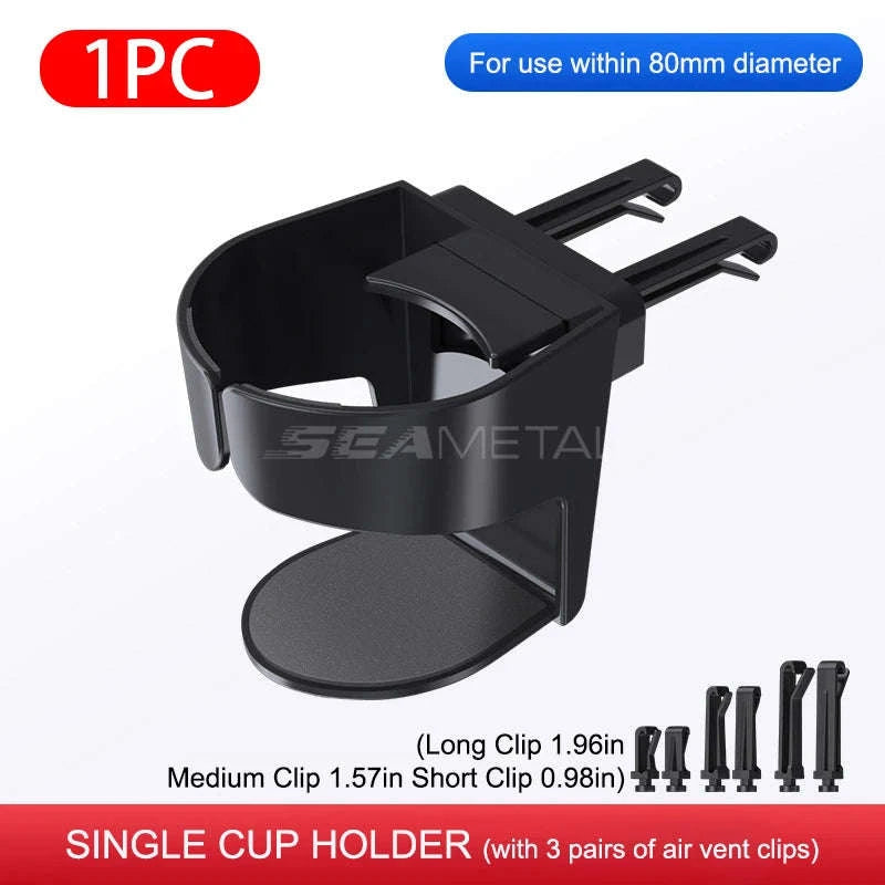 Car Air Vent Cup Holder Adjustable Bottle Mount-1pc