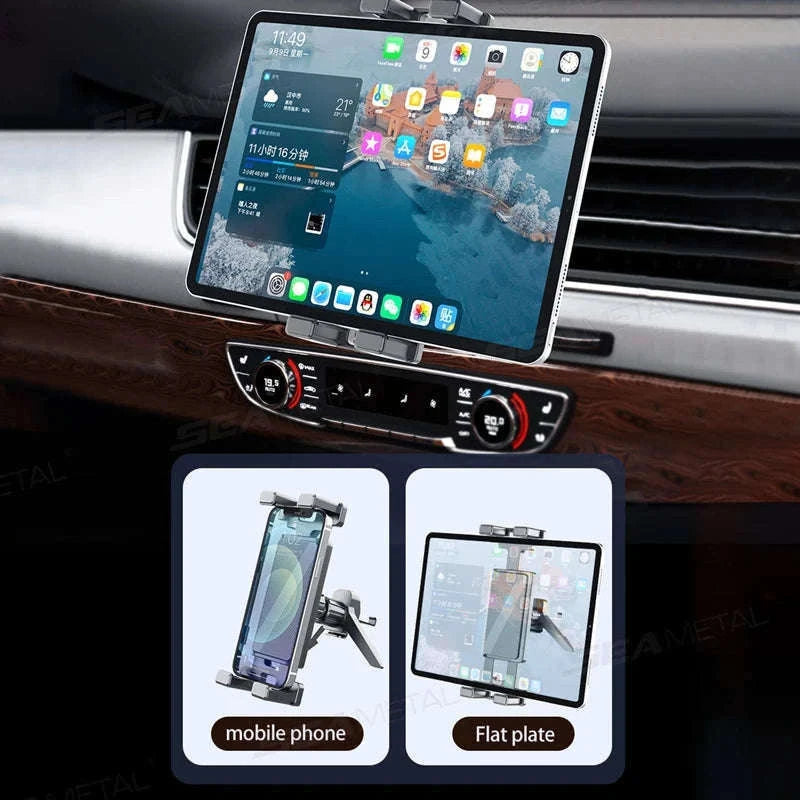 Car Air Vent Tablet Holder for 4.7-12.9 in Devices-1pc