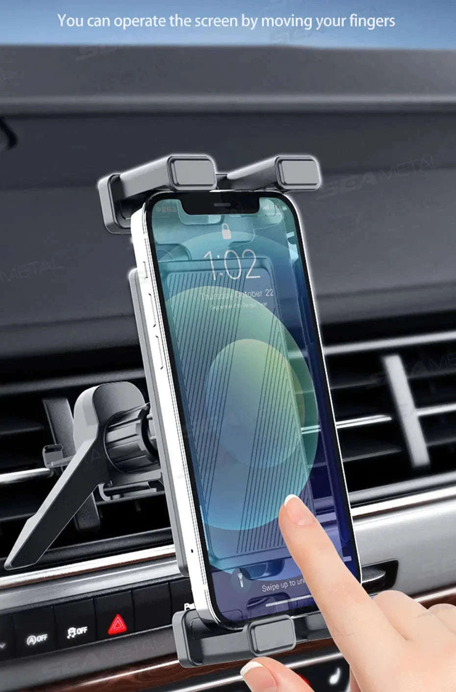 Car Air Vent Tablet Holder for 4.7-12.9 in Devices-1pc