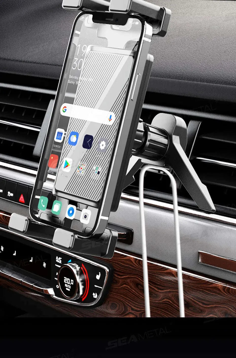 Car Air Vent Tablet Holder for 4.7-12.9 in Devices-1pc