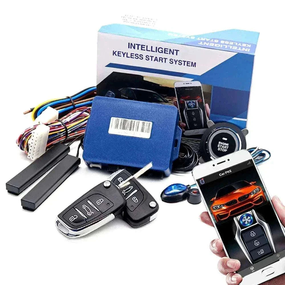 Car Alarm Keyless Entry & Remote Start System with Push Start-K5-9100(FT)