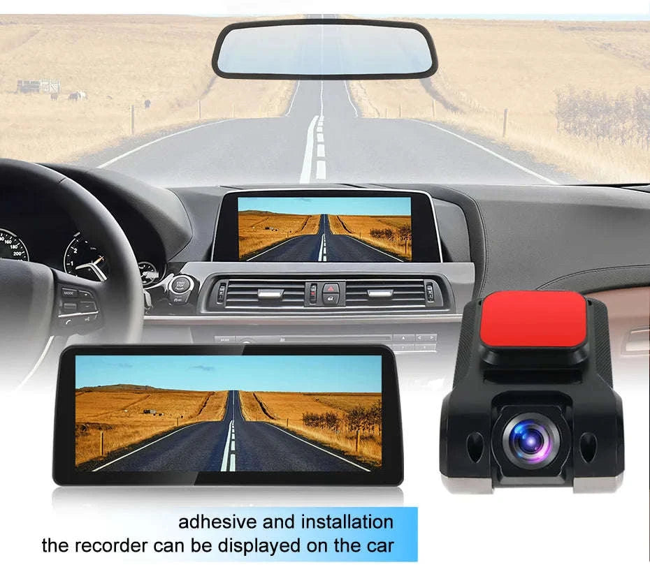 Car Android Navigator USB HD 720P 170° DVR Driving Recorder Media Comes with ADAS Driving Assistance Function Recorder Night-DVR-W6Q / China Mainland