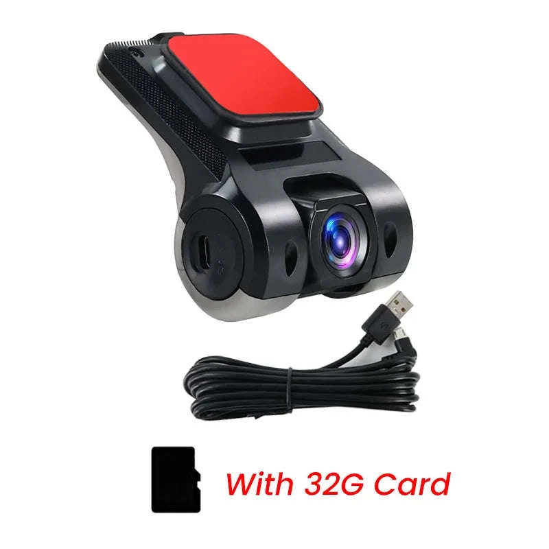 Car Android Navigator USB HD 720P 170° DVR Driving Recorder Media Comes with ADAS Driving Assistance Function Recorder Night-DVR-W6Q / China Mainland