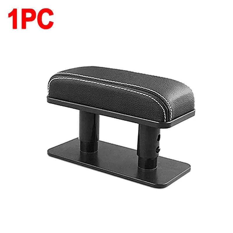 Car Arm Rest Cushion Extension Adjustable Height Elbow Support Cushion-1pc Red line