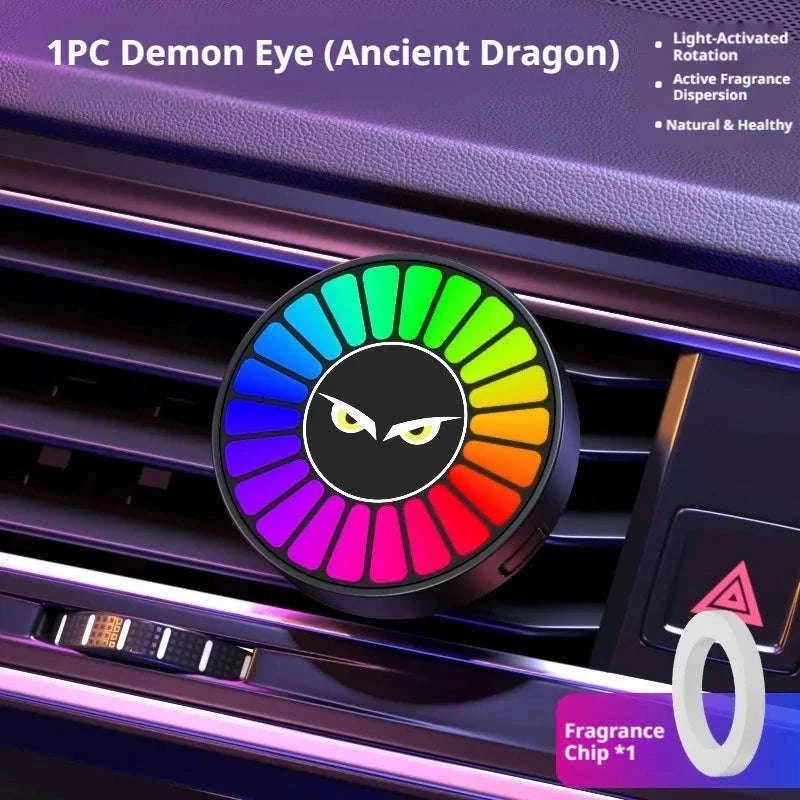 Car Aromatherapy Lamp with Motion Sensor and RGB Light-Ocean