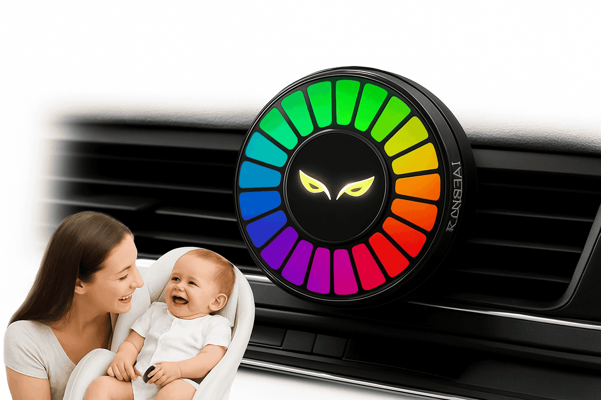 Car Aromatherapy Lamp with Motion Sensor and RGB Light-Ocean