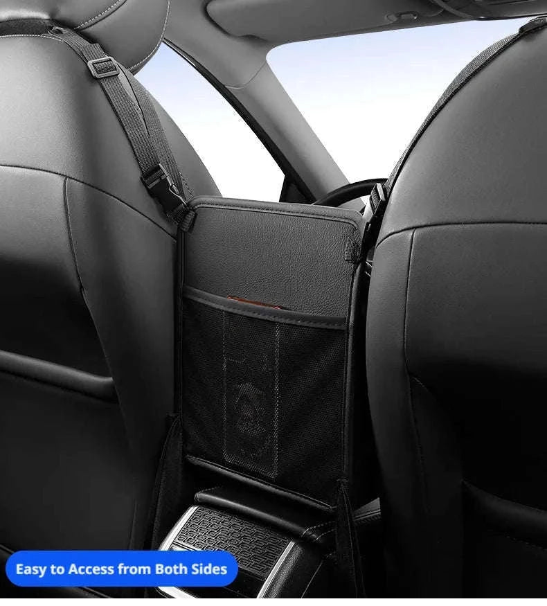Car Back Seat Organizer Tissue Holder Storage Bag-1pc