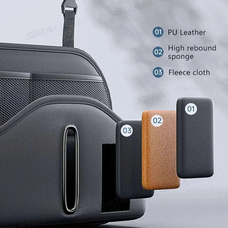 Car Back Seat Organizer with Tissue Holder-1pc