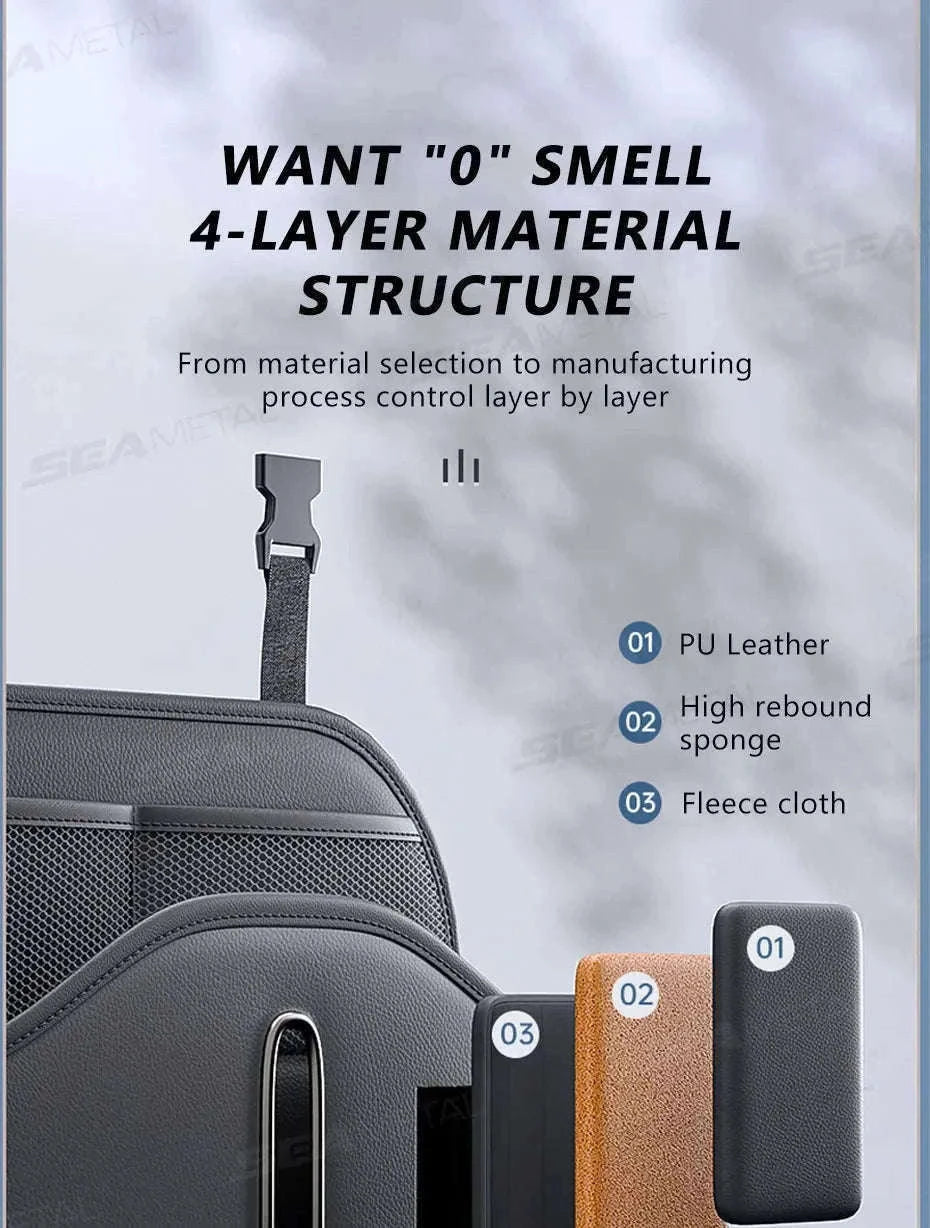 Car Back Seat Organizer with Tissue Holder-1pc