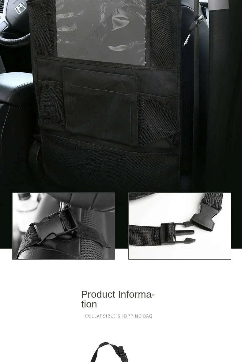 Car Backseat Organizer with Touch Screen Tablet Holder-Upgraded 1PC