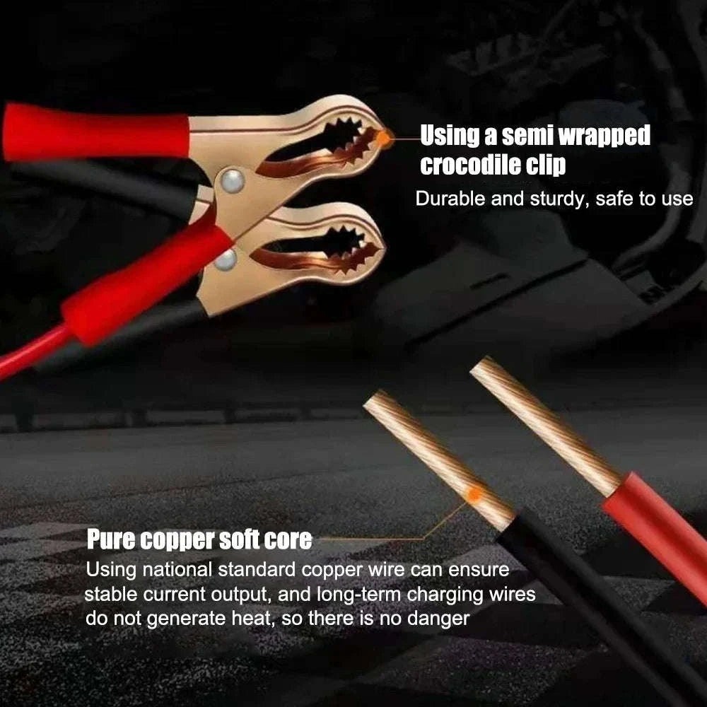 Car Battery Charger 12V with Smart Repair and LED Display-US Plug