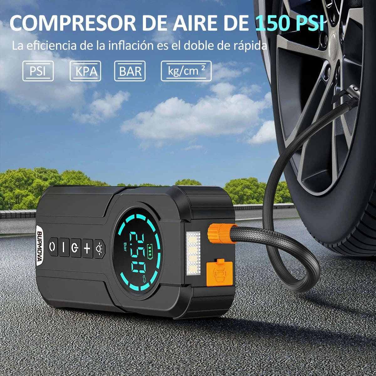 Car Battery Jump Starter with Digital Display Portable Booster-6000mah / United States