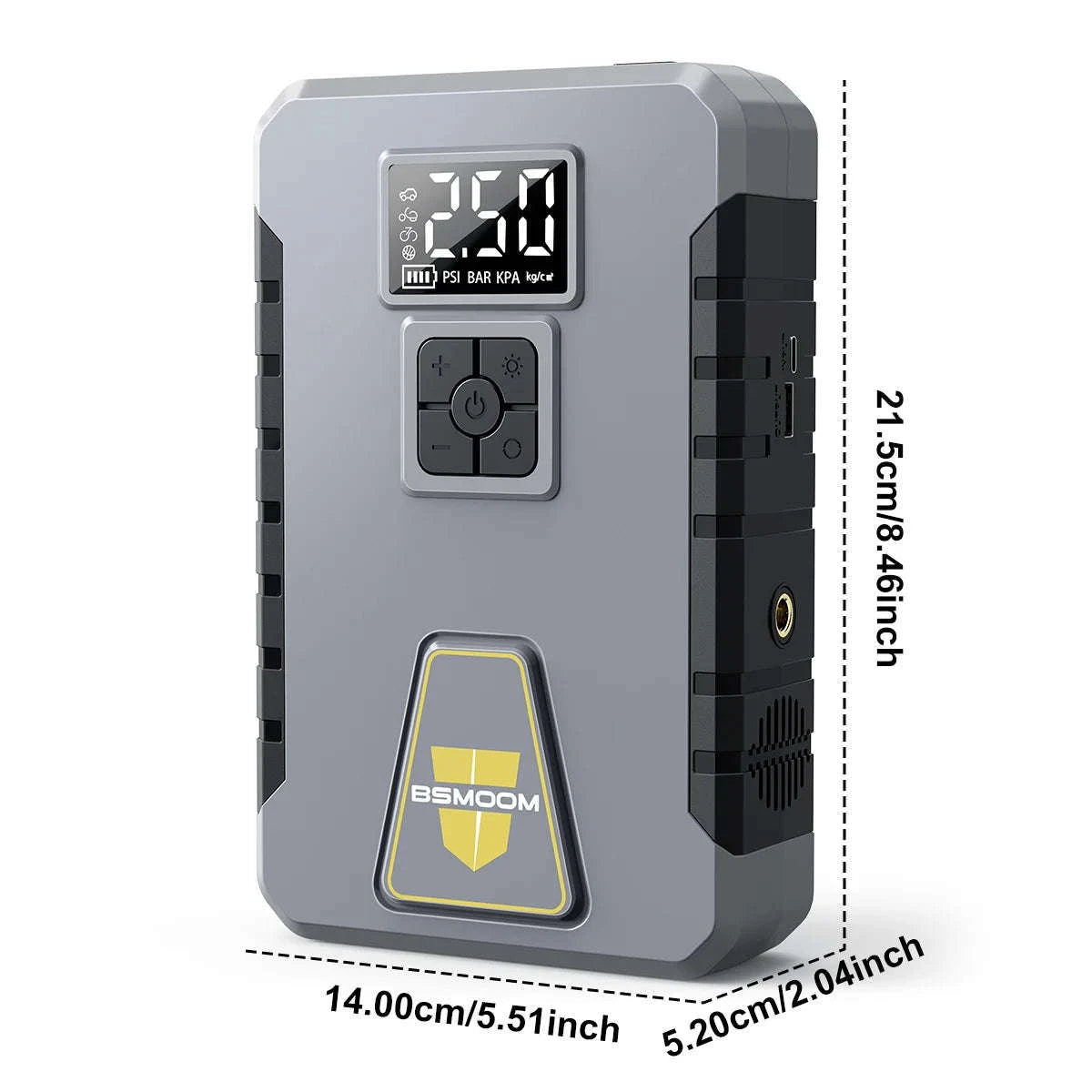 Car Battery Jump Starter with Digital Display Portable Booster-6000mah / United States