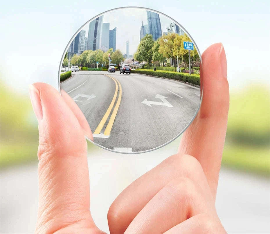 Car Blind Spot Mirror 2pcs 360° Wide Angle HD Convex Glass-Glass