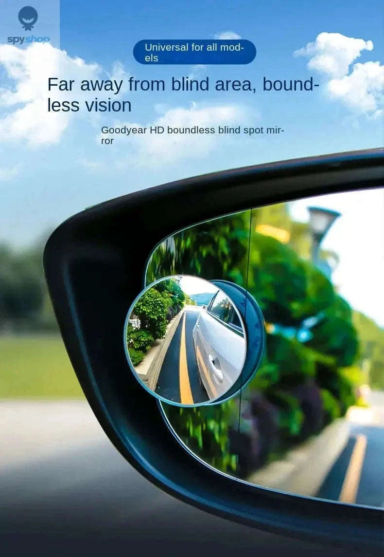 Car Blind Spot Mirror with 360° Adjustable Wide-Angle View-1 piece