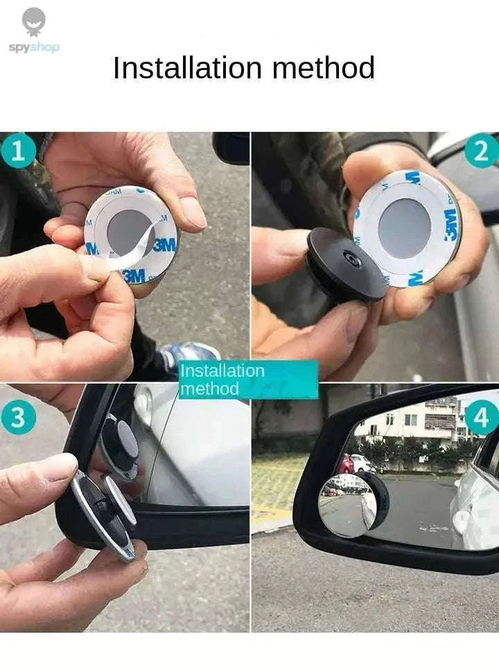 Car Blind Spot Mirror with 360° Adjustable Wide-Angle View-1 piece