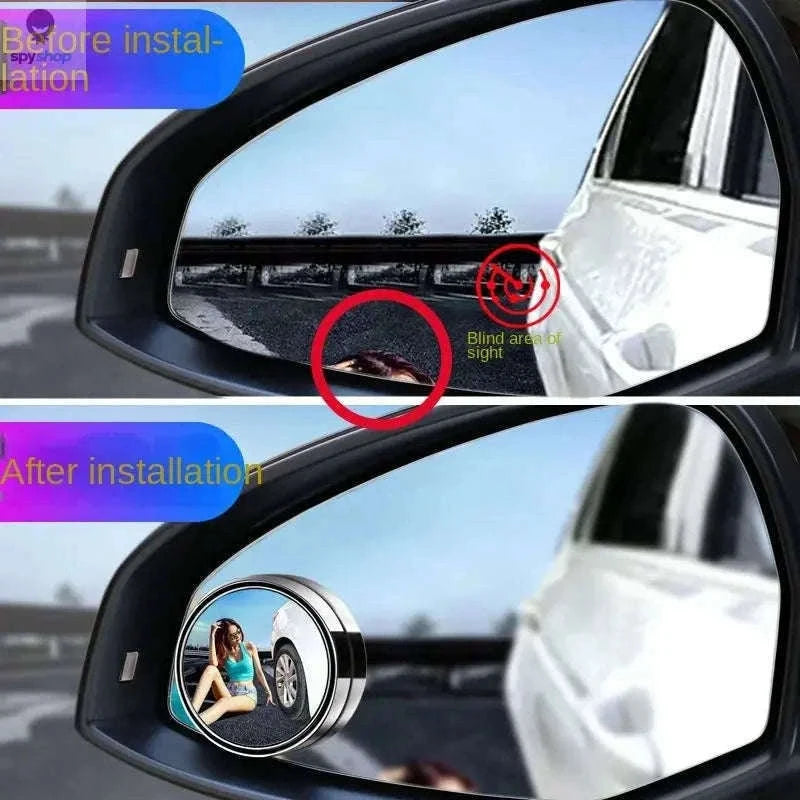 Car Blind Spot Mirror with 360° Adjustable Wide-Angle View-1 piece