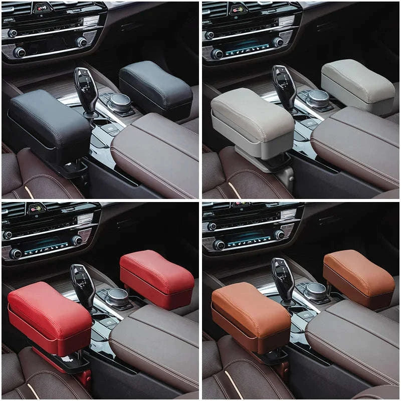 Car Central Handrail Armrest Pad-Dark Grey
