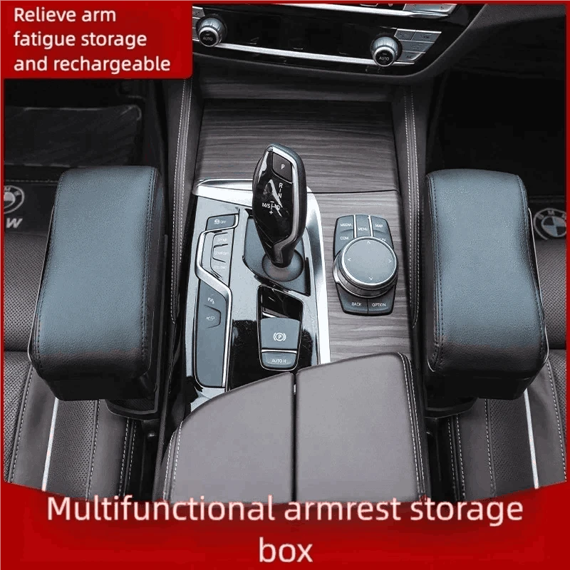 Car Central Handrail Armrest Pad-Dark Grey