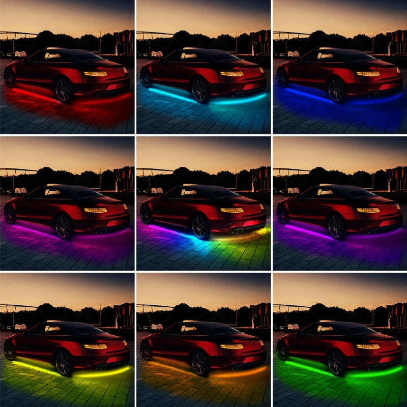 Car Chassis Color Flow Underbody LED Light Strip-APP 120 X 150 / China Mainland