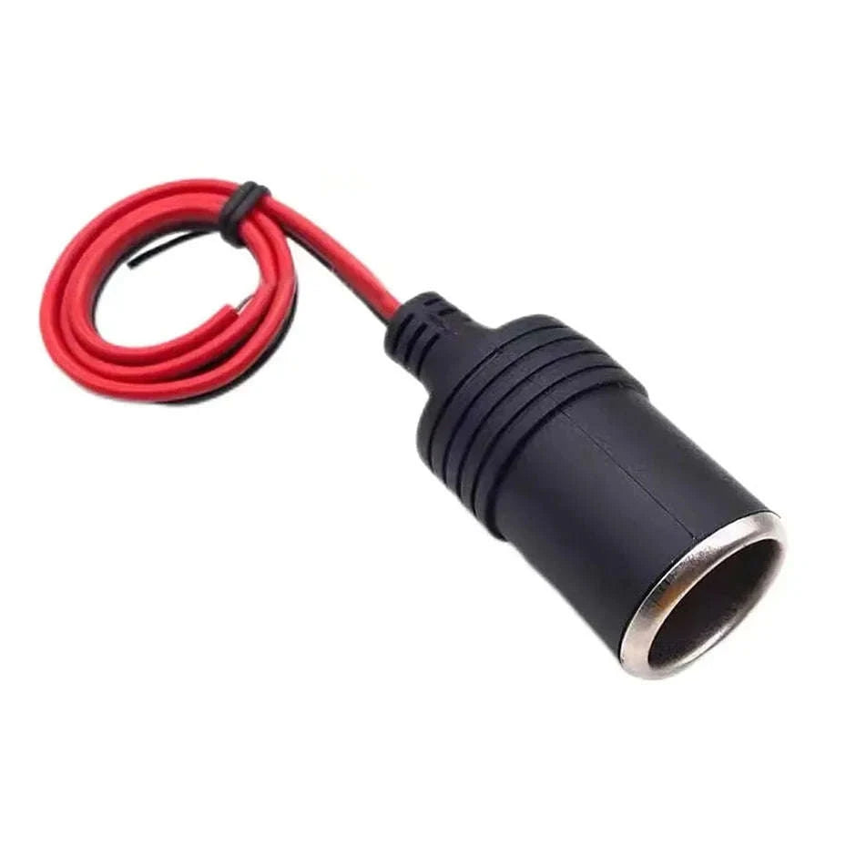 Car Cigarette Lighter Socket Adapter with 30cm Cable-1PC 10A