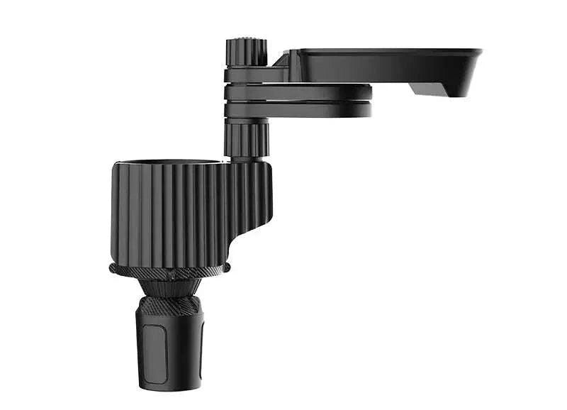 Car Cup Holder Expander Tray with Detachable Tray-Black