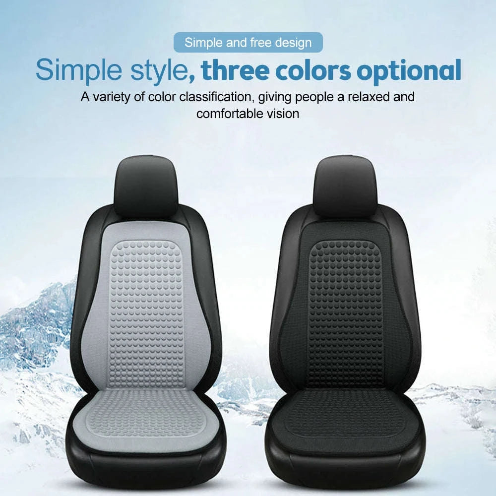 Car Cushion Summer Cool Ice Silk Seat Cover-black