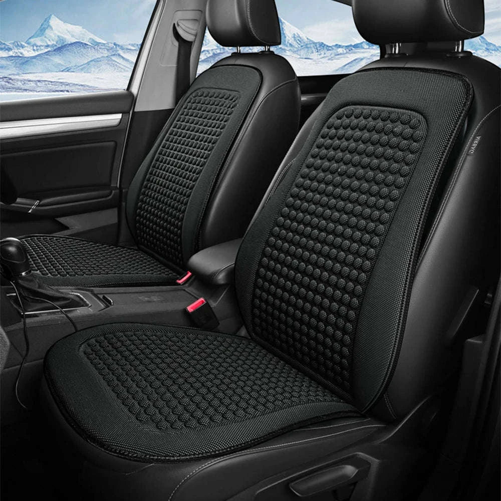 Car Cushion Summer Cool Ice Silk Seat Cover-black
