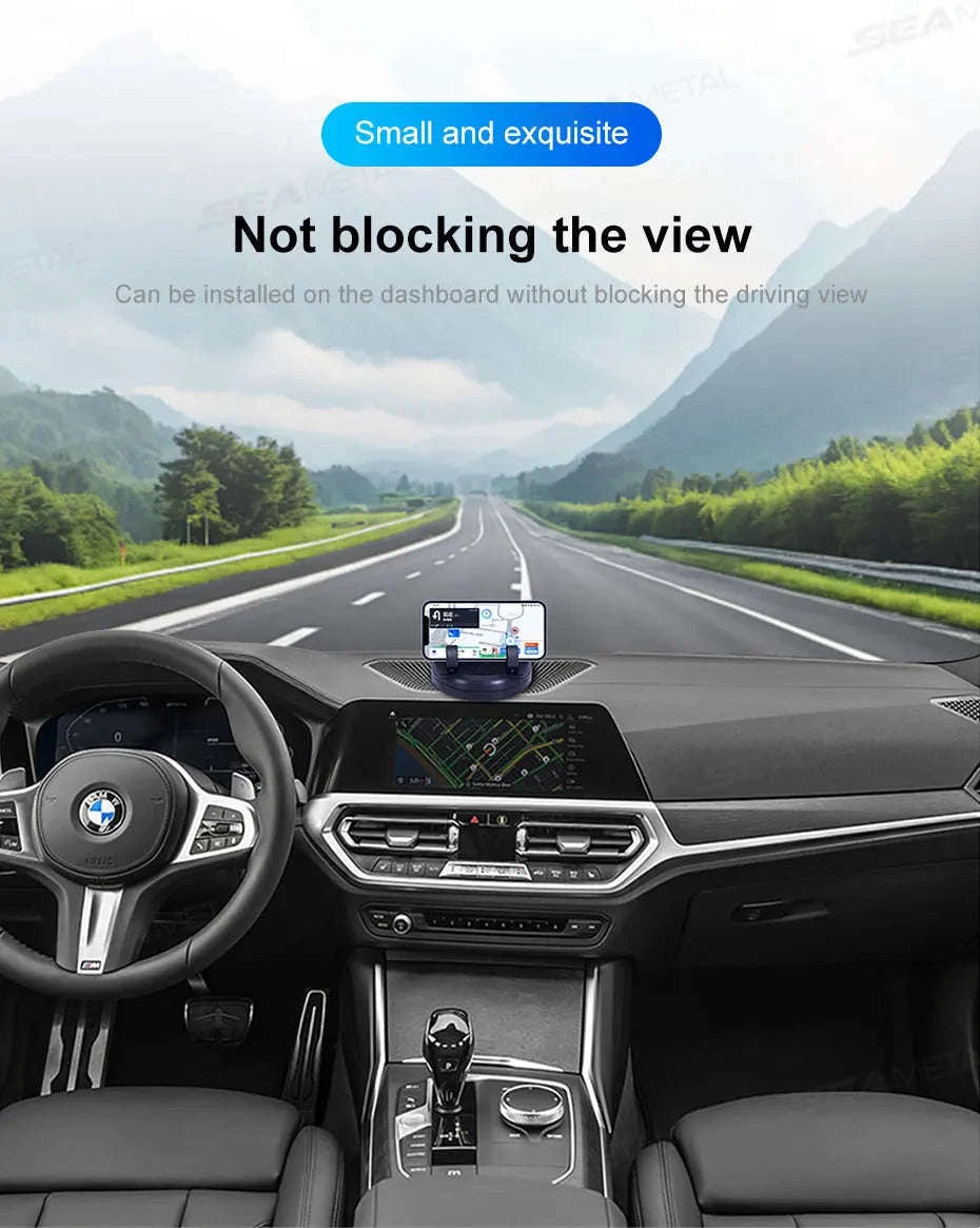 Car Dashboard Phone Holder with Rotatable Base and Anti-Slip Design-1 pc