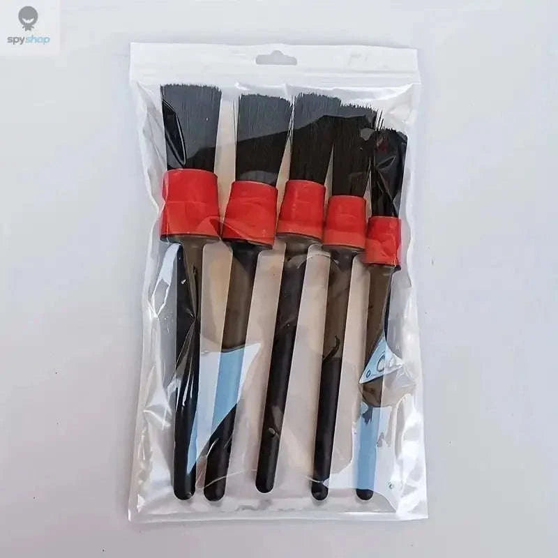 Car Detailing Brush Set-BLACK