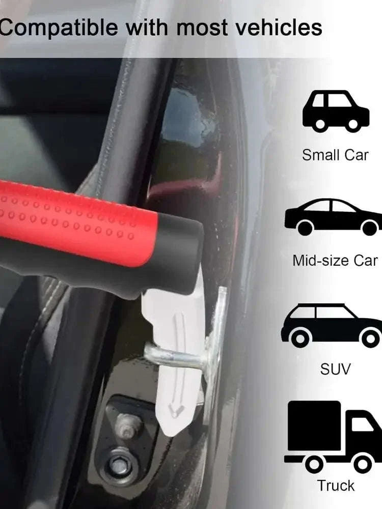 Car Door Assist Handle with Emergency Window Breaker-Blue 4PCS