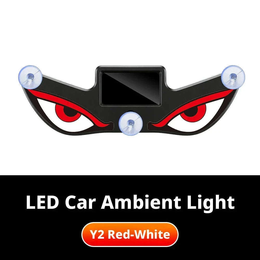 Car Dynamic Expression LED Warning Light-Y2 Red-White