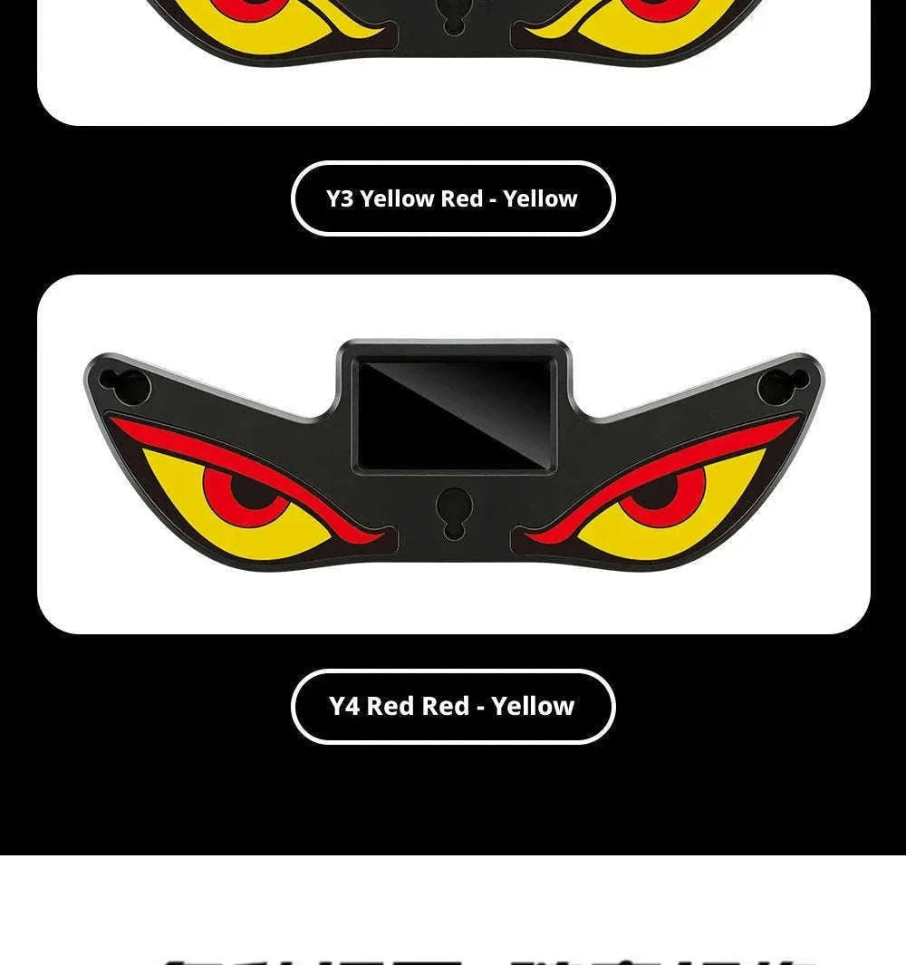 Car Dynamic Expression LED Warning Light-Y2 Red-White