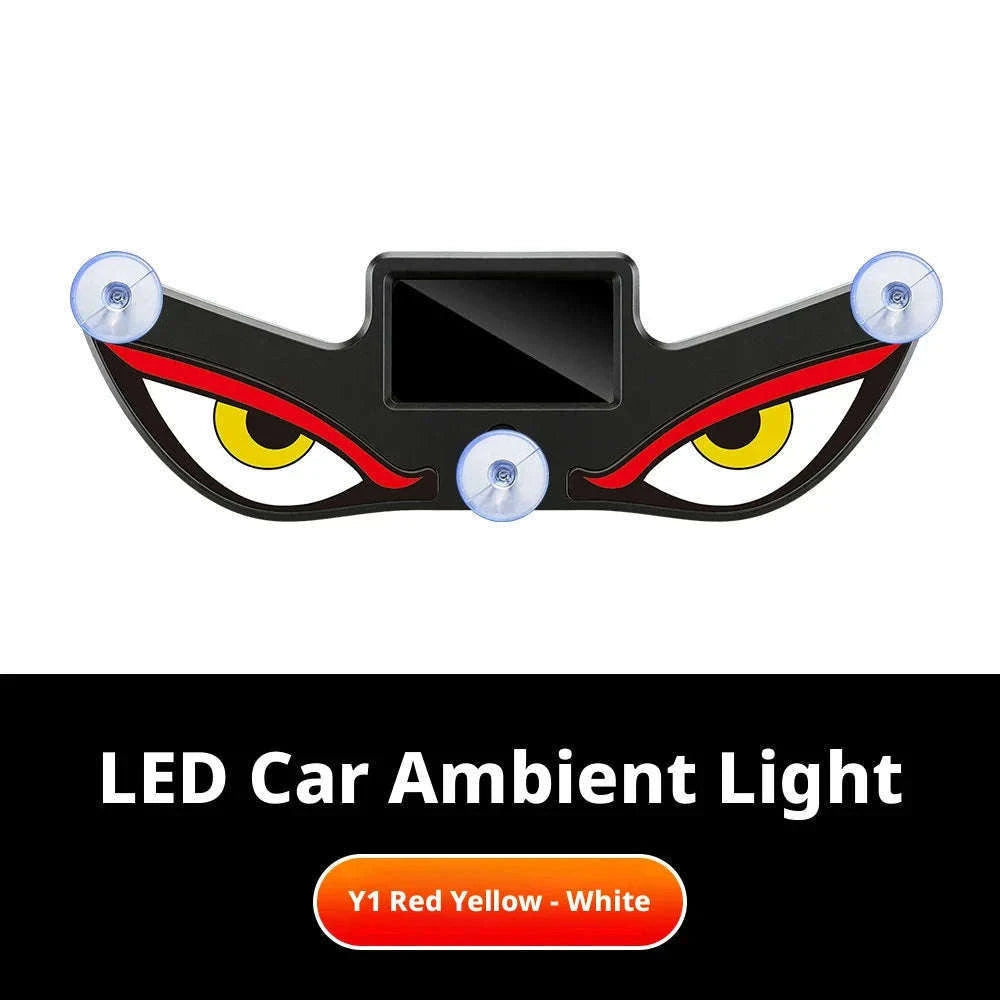 Car Dynamic Expression LED Warning Light-Y2 Red-White