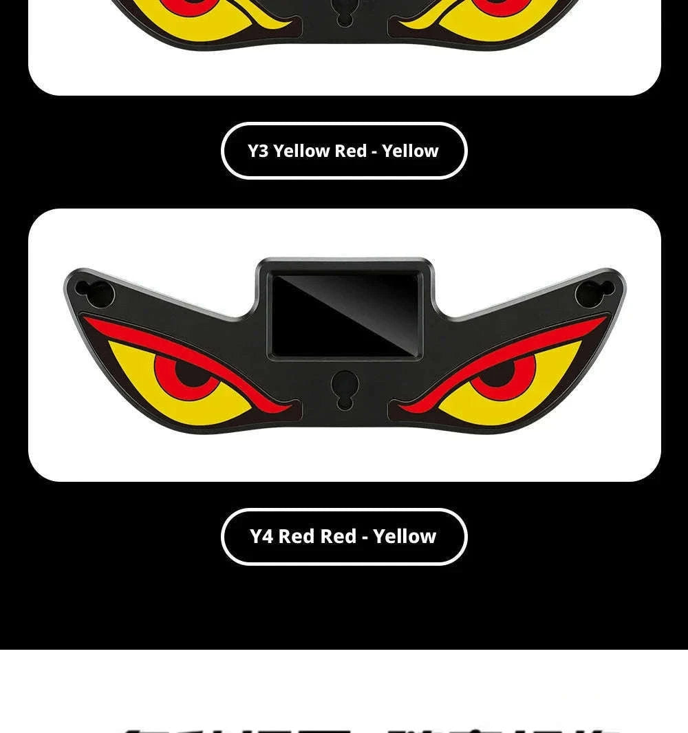 Car Dynamic Expression LED Warning Light-Y2 Red-White