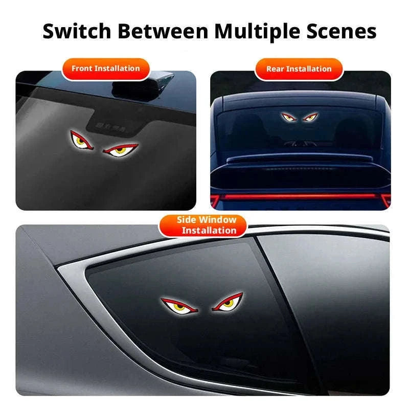 Car Dynamic Expression LED Warning Light-Y2 Red-White