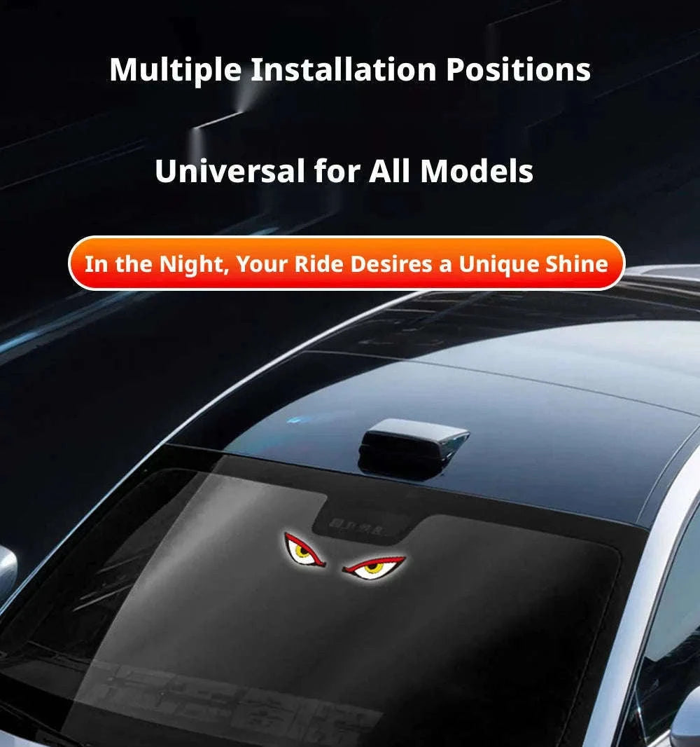 Car Dynamic Expression LED Warning Light-Y2 Red-White