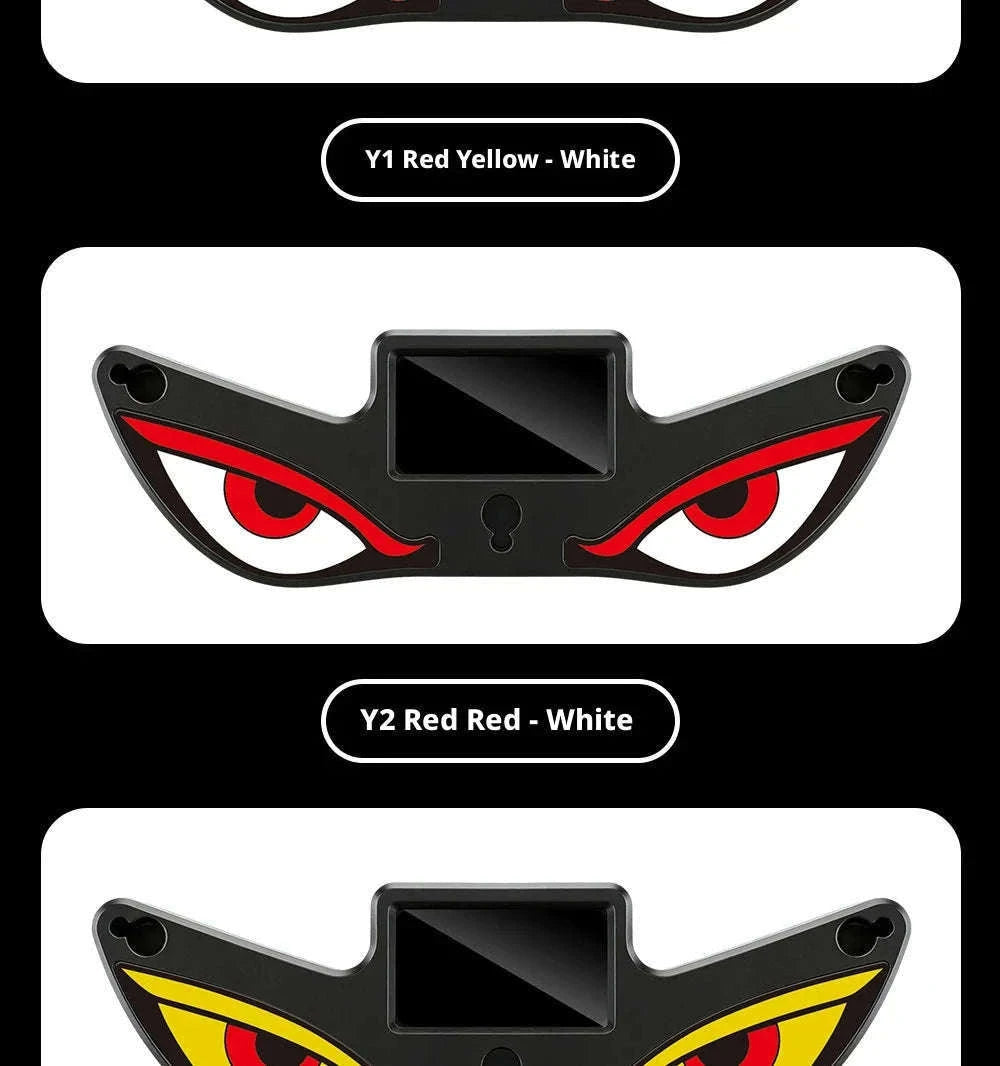Car Dynamic Expression LED Warning Light-Y2 Red-White