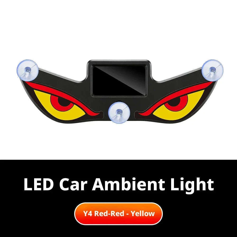Car Dynamic Expression LED Warning Light-Y2 Red-White