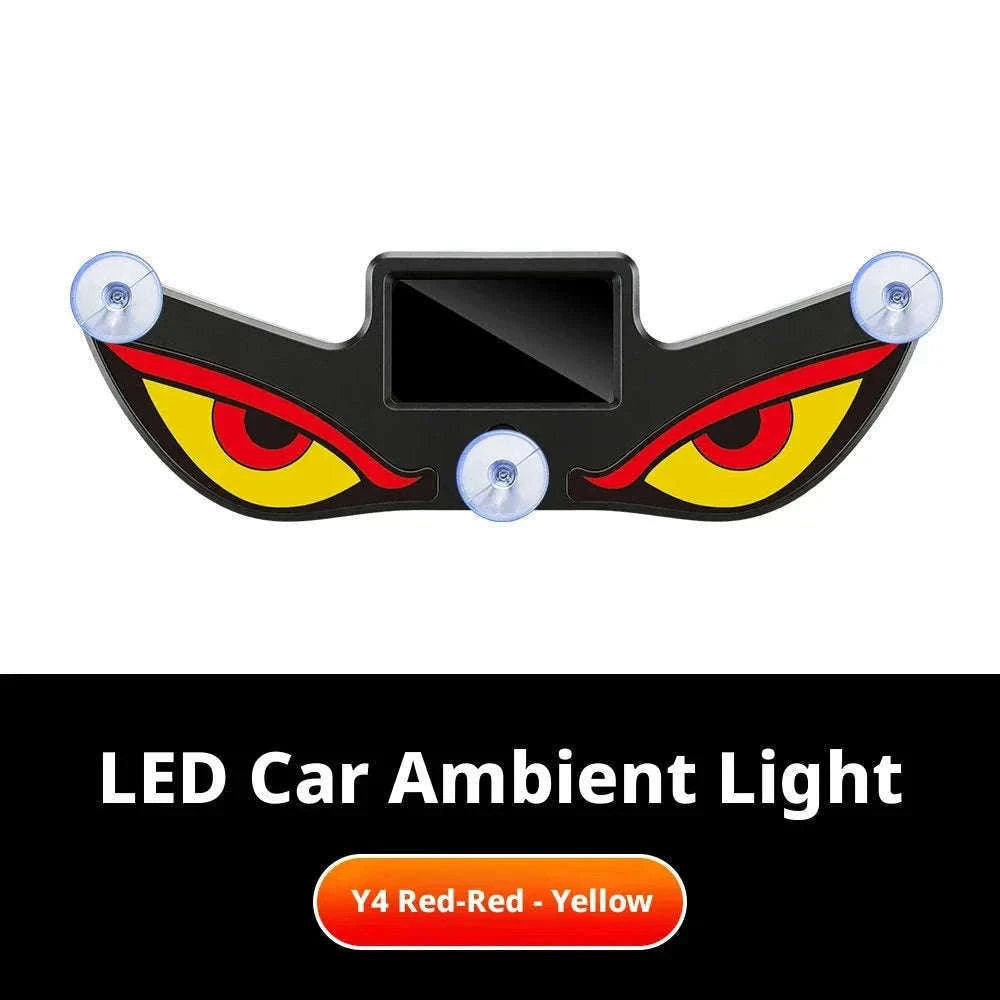 Car Dynamic Expression LED Warning Light-Y2 Red-White