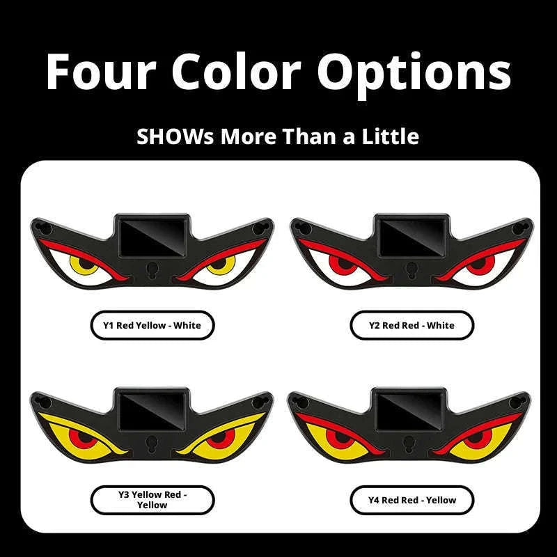 Car Dynamic Expression LED Warning Light-Y2 Red-White