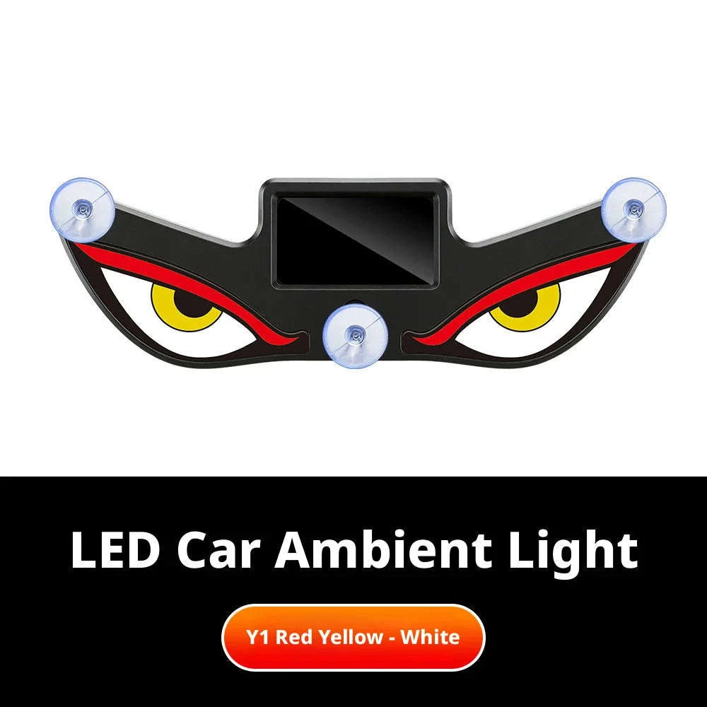 Car Dynamic Expression LED Warning Light-Y2 Red-White