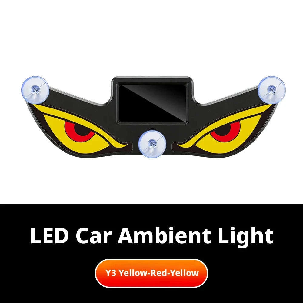 Car Dynamic Expression LED Warning Light-Y2 Red-White