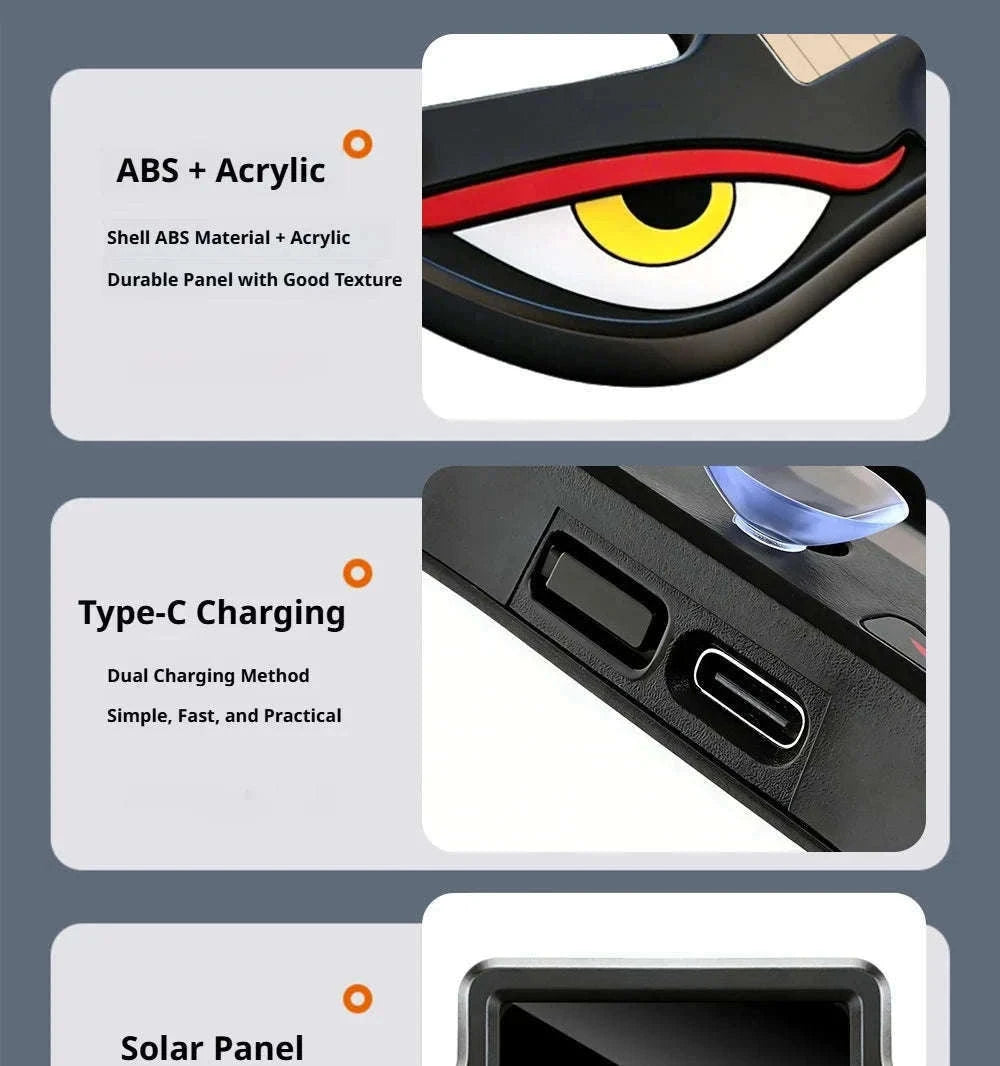 Car Dynamic Expression LED Warning Light-Y2 Red-White