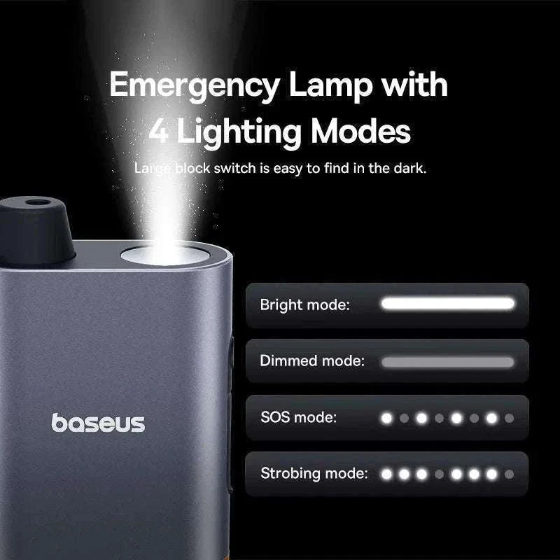 Car Emergency Hammer with Seatbelt Cutter & LED Safety Lamp-Black